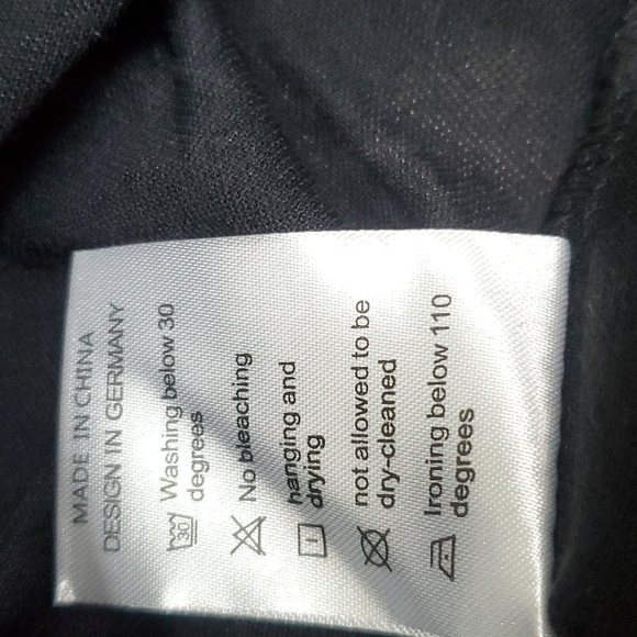 BNWT navy blue w red trim 3 button men's shirt XL reg - Picture 7 of 8